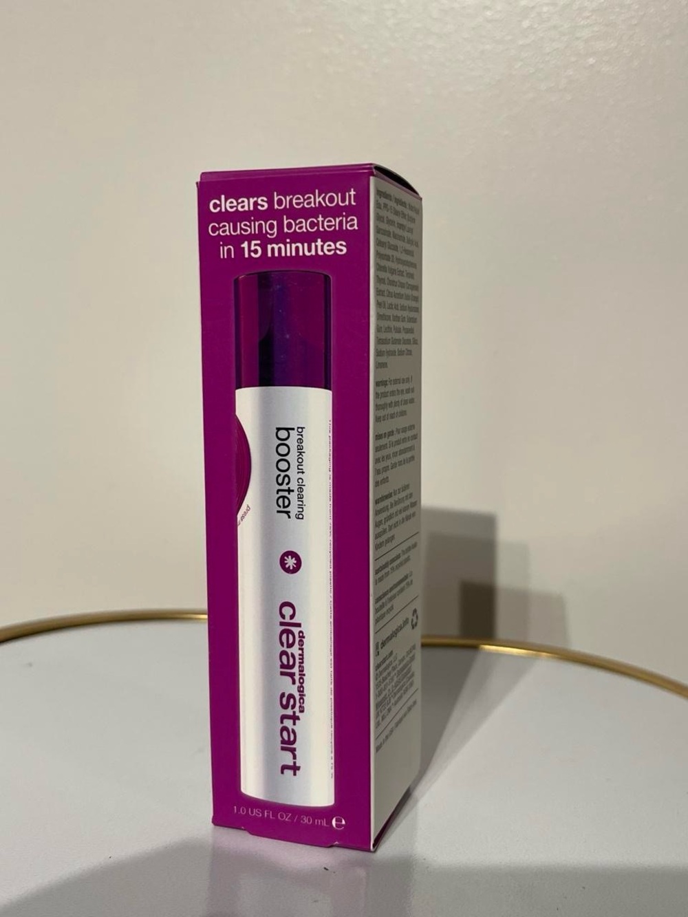 dermalogica Clear Start Breakout Clearing Booster - purple and white